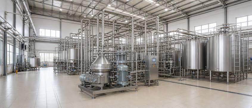 Complete Turnkey Dairy Processing Plant