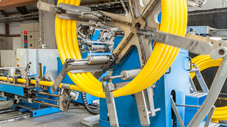 Post-Extrusion Equipment – HDPE Pipe Coiler