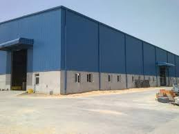Completed prefabricated industrial building
